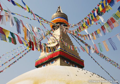 ネパール最大の仏塔ボダナート